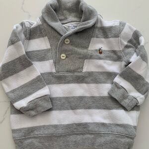 Ralph Lauren 18 mo. Cotton Pullover New Not Worn. 
Washed. 
Soft cuddly cotton